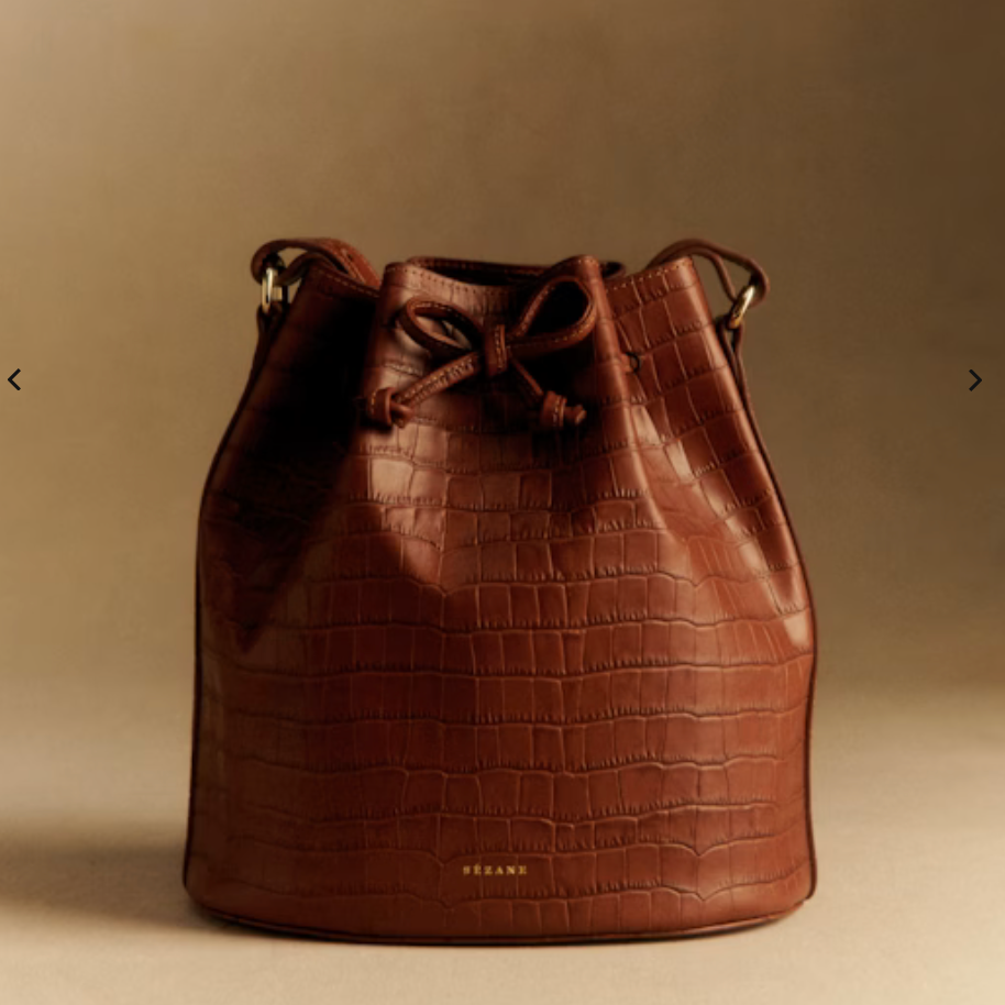Leather Bucket Bag