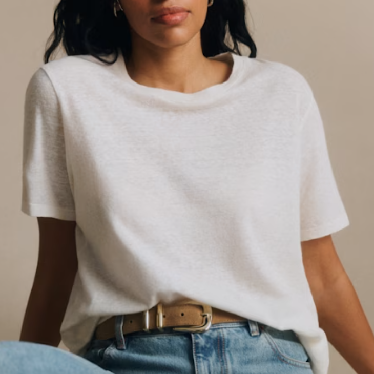 Linen Blend T-Shirt