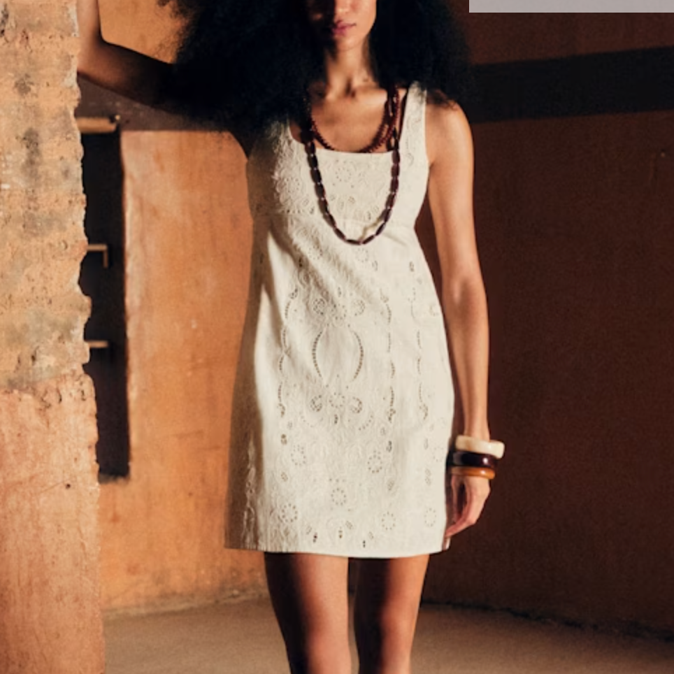 Mini Dress In White