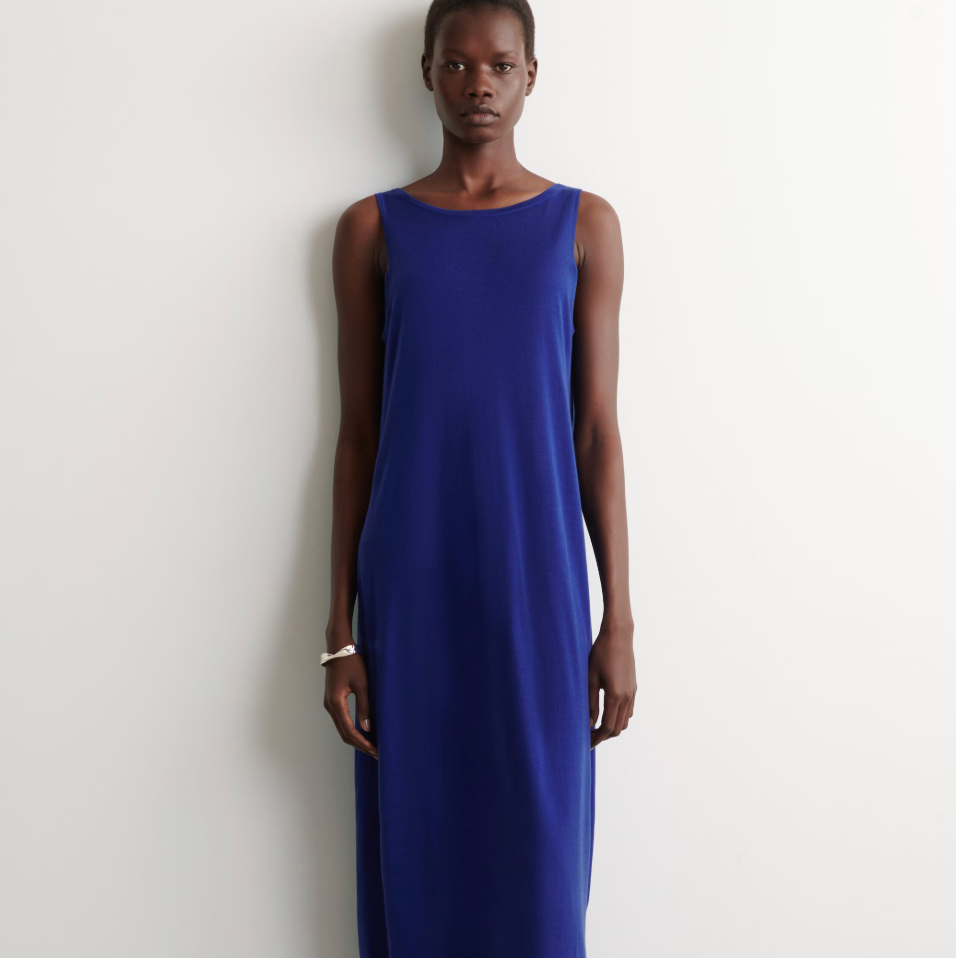 Minimal Blue Dress
