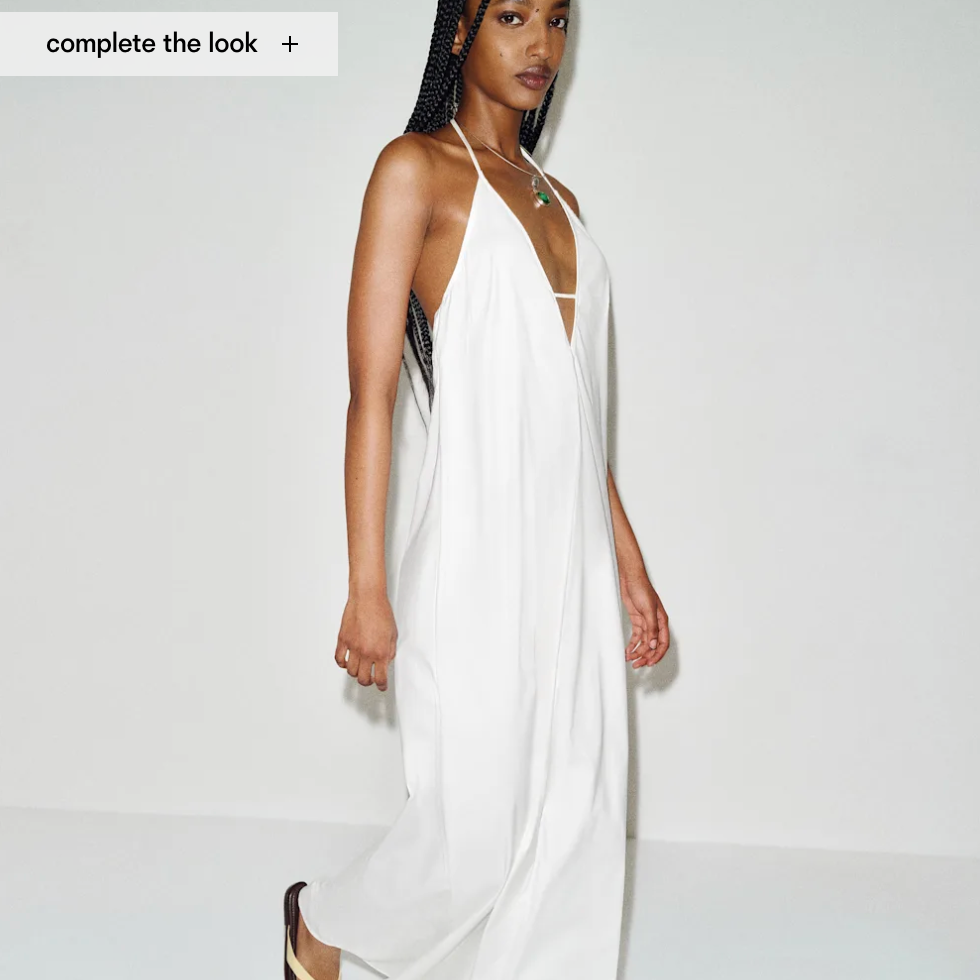 Minimalist White Dress
