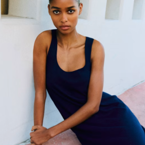 Navy Jersey Dress