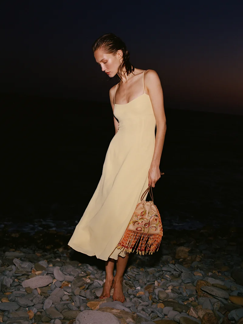 Pale Yellow Dress