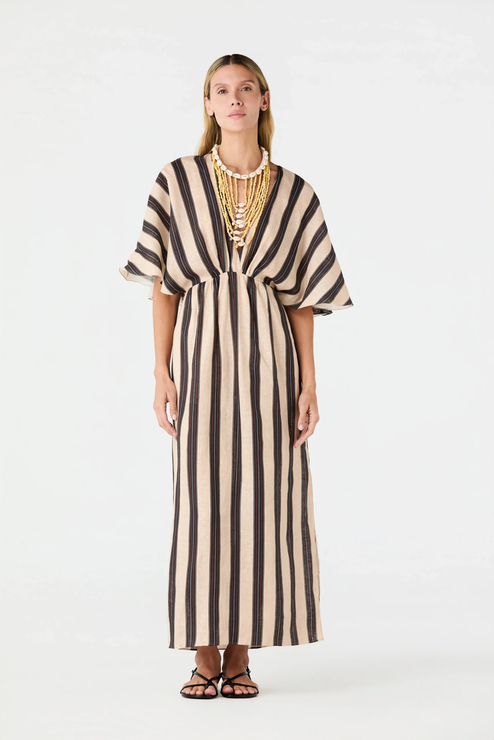 Palm Print Dress