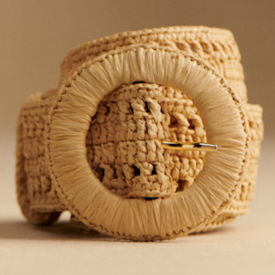 Raffia Belt