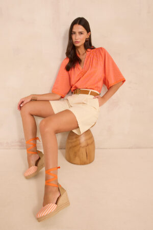 Tailored Linen Shorts