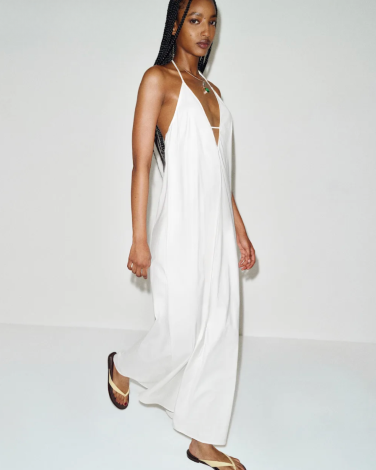 White Minimalist Dress